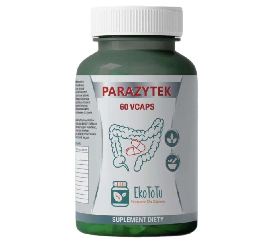 EkoToTu - Parazytek, 60 vegetabiliska kapslar | Vitaminer och MineralerHälsa och välbefinnandeÖrttillskottÖrter och växtbaserade preparat | Apoteka