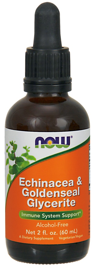 NOW Foods - Echinacea &amp; Goldenseal Glycerit, 60 ml | Hälsa och välbefinnandeHälsokost | Apoteka