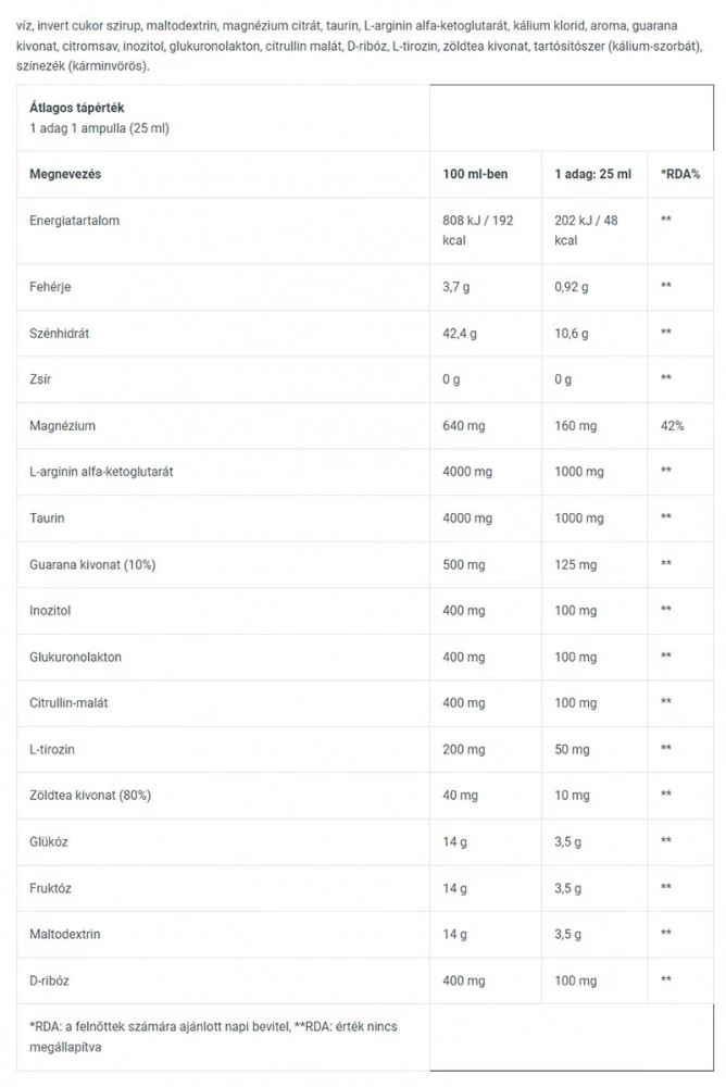 BioTechUSA - Energy Shot, Citron - 20 x 25 ml - Bild 5