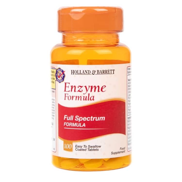 Holland &amp; Barrett - Enzymformel, 100 tabletter | Hälsa och välbefinnandeHälsokostEnzymer | Apoteka