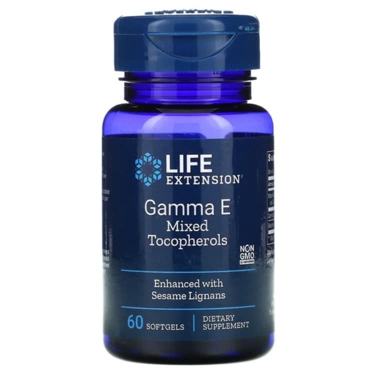Life Extension - Gamma E Blandade Tokoferoler, 60 mjukkapslar | Vitaminer och MineralerVissa vitaminerHälsokost | Apoteka