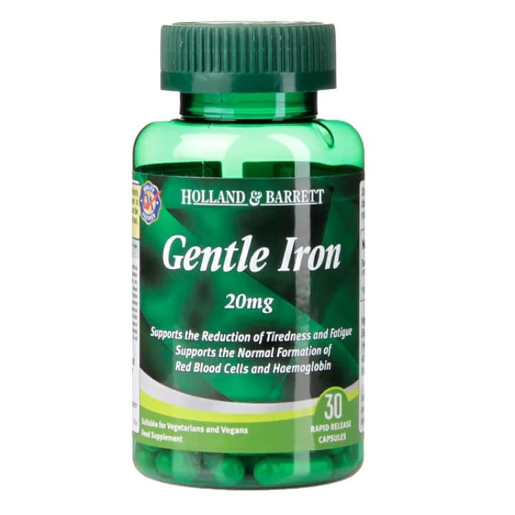 Holland &amp; Barrett - Gentle Iron, 20 mg, 30 kapslar | Vitaminer och MineralerVissa mineralerHälsa och välbefinnandeHälsokostJärn | Apoteka