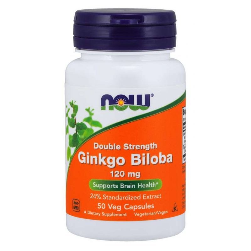 NOW - Ginkgo Biloba Extra, 120 mg | Vitaminer och MineralerVeganska produkterHälsa och välbefinnandeHälsokost | Apoteka