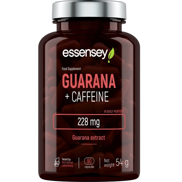 Essensey - Guarana + Koffein, 90 kapslar | HälsokostGuarana | Apoteka