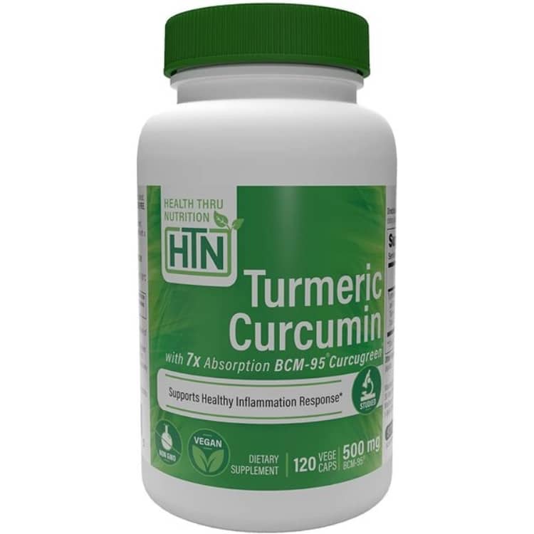 Health Thru Nutrition - Gurkmeja Curcumin, 120 vcaps | Vitaminer och MineralerVeganska produkterHälsa och välbefinnandeHälsokostGurkmejakummin | Apoteka
