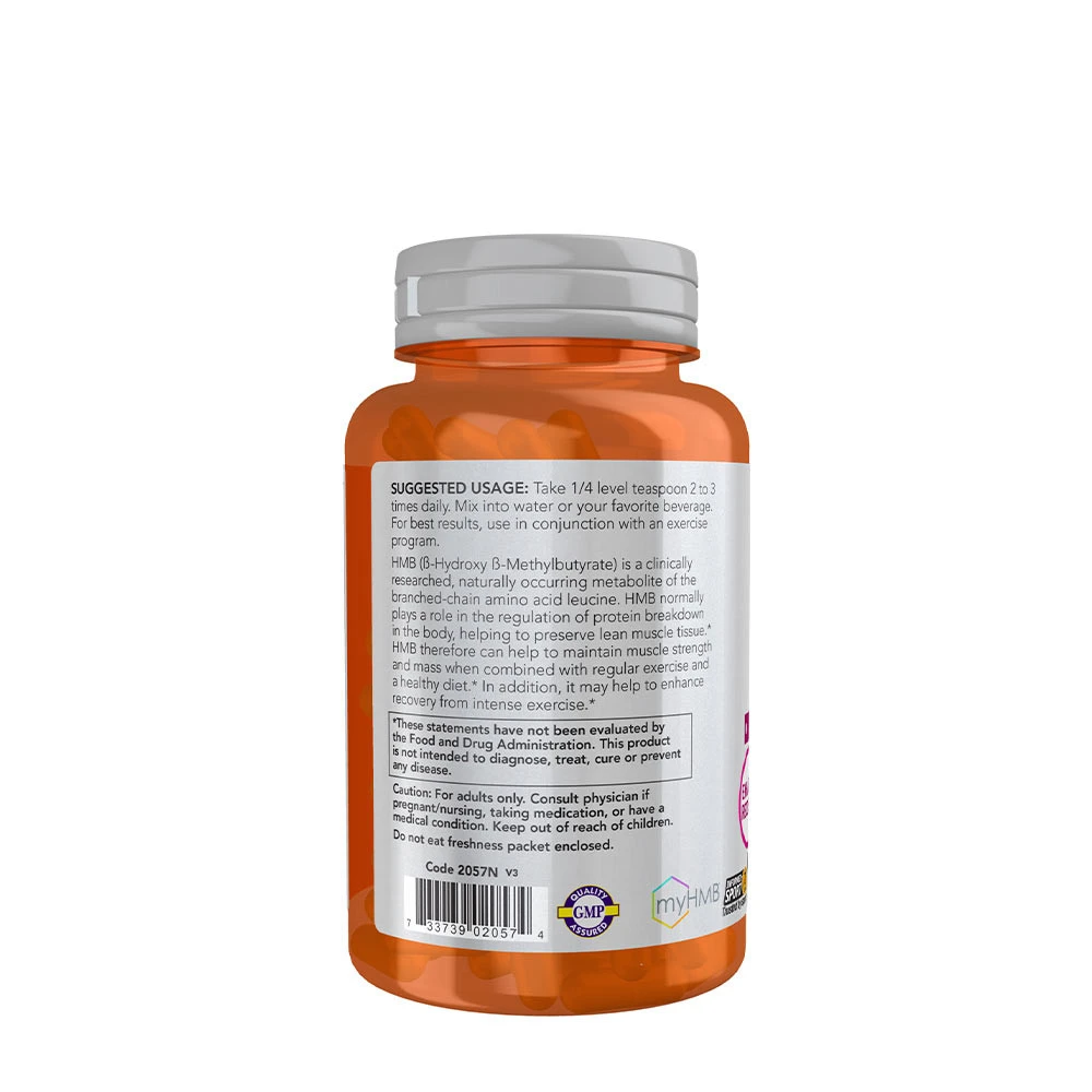 NOW - HMB, Pulver - 90g - Bild 3