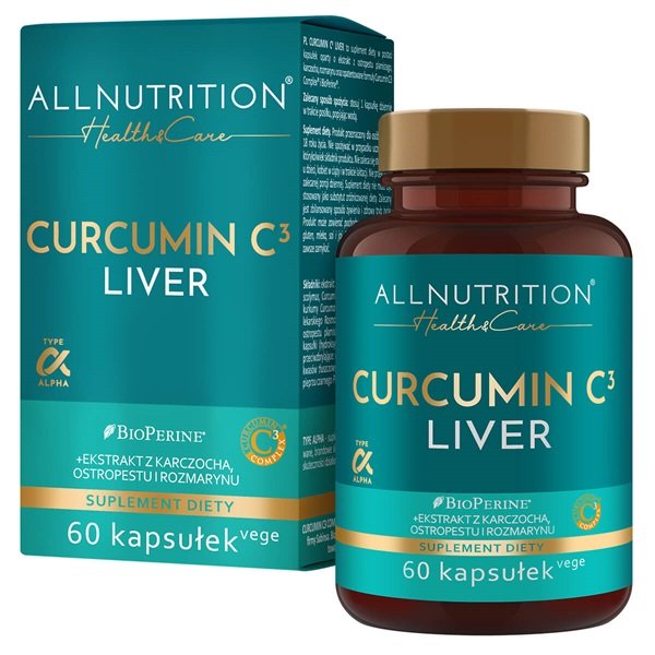 Allnutrition - Health &amp; Care Curcumin C3 Lever, 60 kapslar | Vitaminer och MineralerVeganska produkterHälsa och välbefinnandeHälsokostGurkmeja | Apoteka