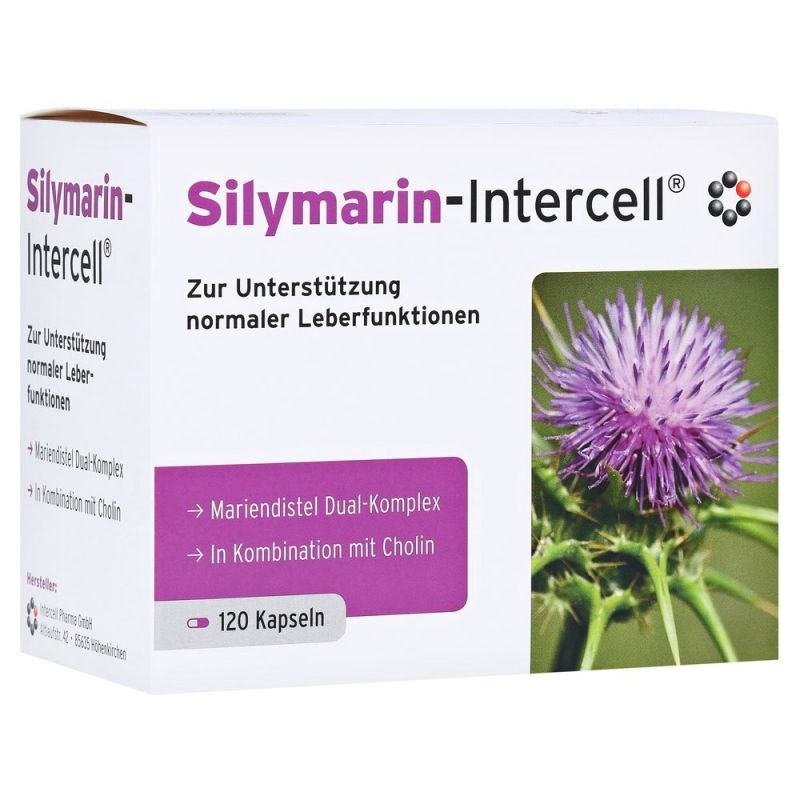 Intercell Pharma - Silymarin-Intercell, 120 kapslar | Vitaminer och MineralerMjölktistel | Apoteka
