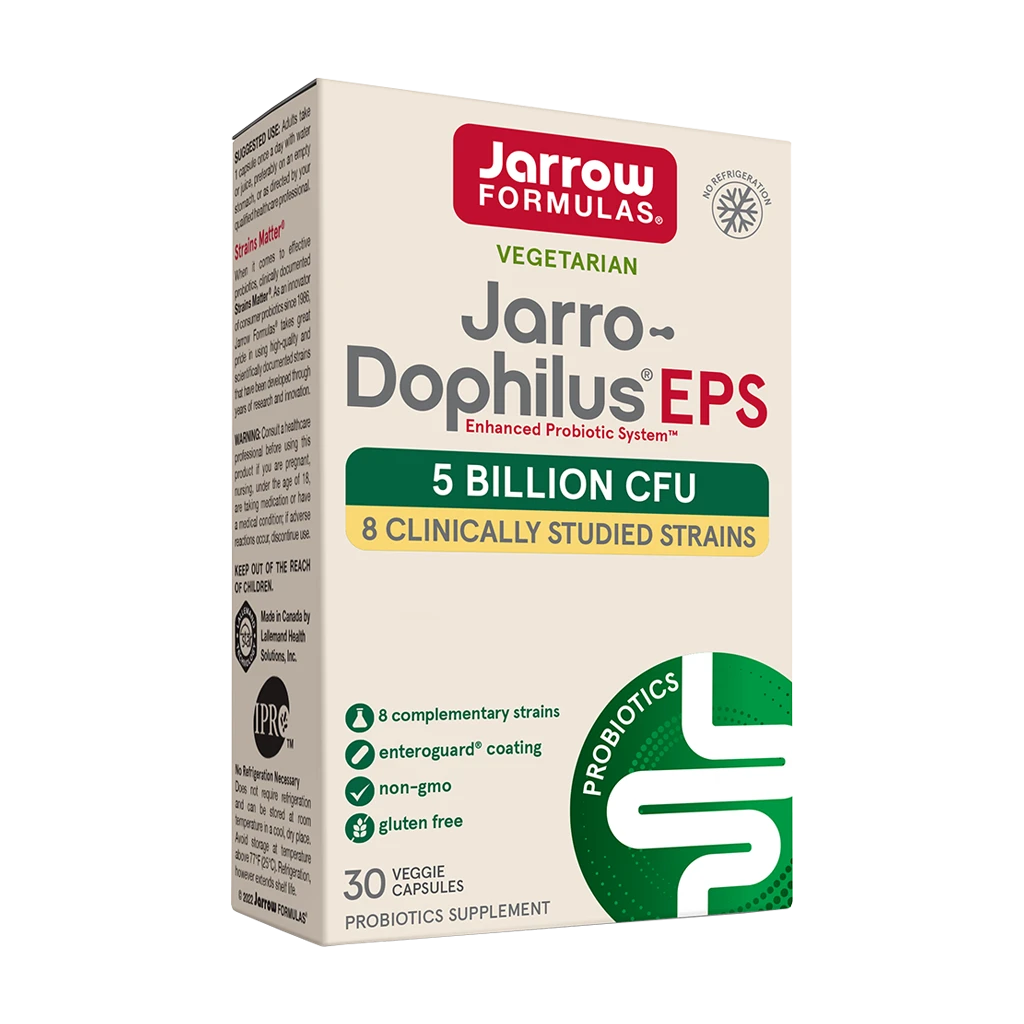 Jarrow Formulas - Jarro-Dophilus EPS, 5 miljarder CFU - 30 vegetabiliska kapslar | Hälsa och välbefinnandeHälsokostProbiotikaAcidophilus – Mjölksyrabakterier för Mage & Tarmflora | Apoteka