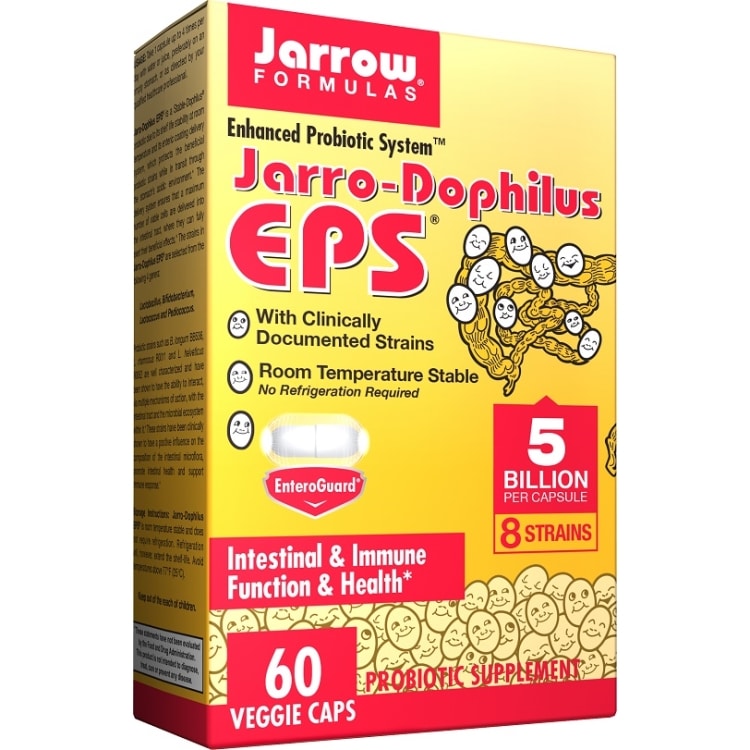 Jarrow Formulas - Jarro-Dophilus EPS, 5 miljarder - 60 kapslar | Vitaminer och MineralerVeganska produkterHälsa och välbefinnandeHälsokost | Apoteka