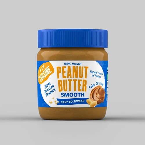 Fit Cuisine - Jordnötssmör, slät - 350g | HälsokostNötsmör | Apoteka