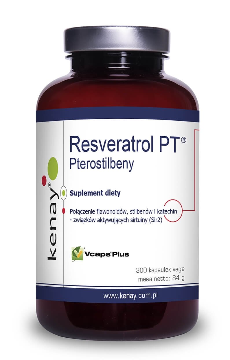 KENAY Resveratrol PTTM Pterostilbeny (300 caps)