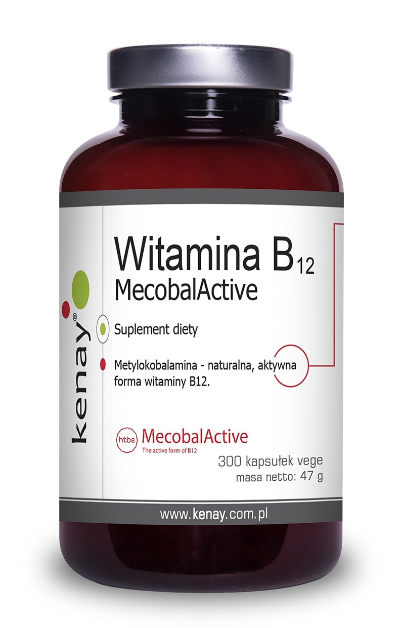 Kenay - Vitamin B12 MecobalActive, 300 kapslar | Vitaminer och MineralerHälsa och välbefinnandeVissa vitaminerBiohacking | Apoteka