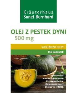KRAUTERHAUS SANCT BERNHARD Pumpkin seed oil 500 mg (150 caps)