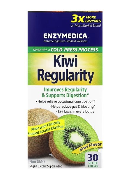 Enzymedica - Kiwi Regularitet, 30 tuggtabletter | Vitaminer och MineralerVeganska produkterHälsa och välbefinnandeHälsokost | Apoteka