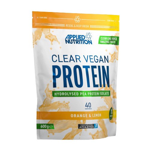 Applied Nutrition - Klar Veganskt Protein, Apelsin och Citron, 600g | Veganska produkterHälsa och välbefinnandeHälsokostProteinerFitness och träningNordisk vitalitet | Apoteka