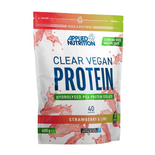 Applied Nutrition - Klar Veganskt Protein, jordgubb och lime, 600g | Veganska produkterHälsa och välbefinnandeHälsokostProteinerFitness och träningNordisk vitalitet | Apoteka