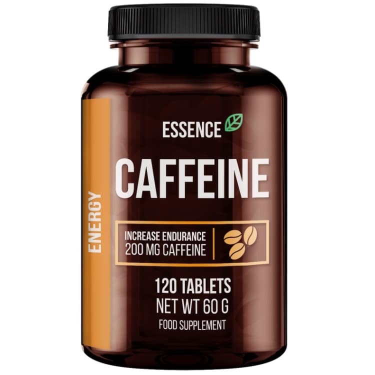 Essence Nutrition - Koffein, 200 mg, 120 tabletter | Hälsa och välbefinnandeViktkontrollMental fokus och minneKoffeinHälsokostFitness och träning | Apoteka