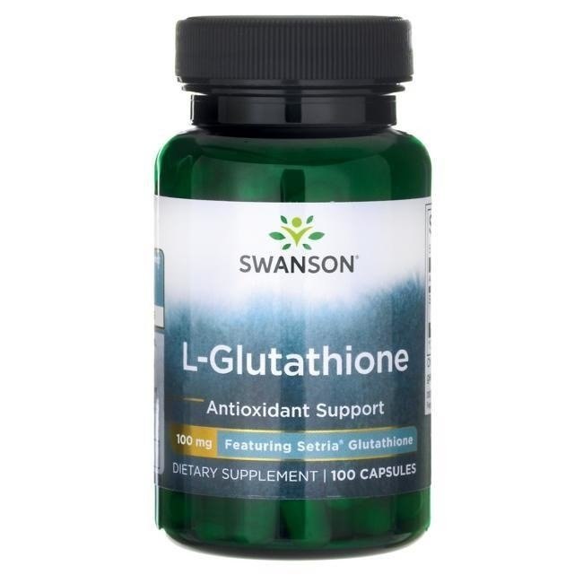 Swanson - L-Glutathione, 100 mg - 100 kapslar | Vitaminer och MineralerHälsa och välbefinnandeAminosyror och BCAAHälsokostFitness och träningGlutamin | Apoteka