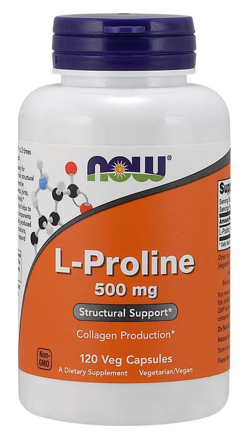 NOW - L-Proline, 500 mg | Vitaminer och MineralerVeganska produkterAminosyror och BCAAHälsokostFitness och träning | Apoteka