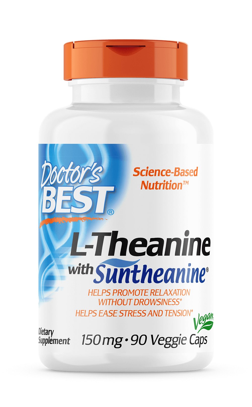 Doctors Best - L-Theanine med Suntheanine, 150 mg - 90 vegkapslar | Vitaminer och MineralerVeganska produkterAminosyror och BCAAHälsokostFitness och träning | Apoteka