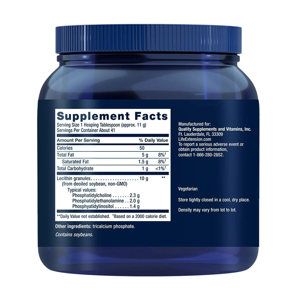 Life Extension - Lecitin, 454 g - Bild 3