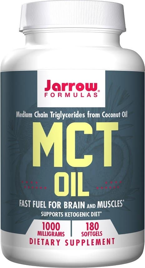 Jarrow Formulas - MCT-olja, 1000 mg - 180 mjuka kapslar | Omegas - EFA - CLA - oljorHälsokostMCT-olja | Apoteka