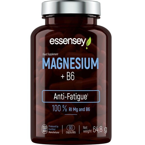 Essensey - Magnesium + B6, 90 kapslar | Vitaminer och MineralerHälsa och välbefinnandeHälsokostMagnesium | Apoteka