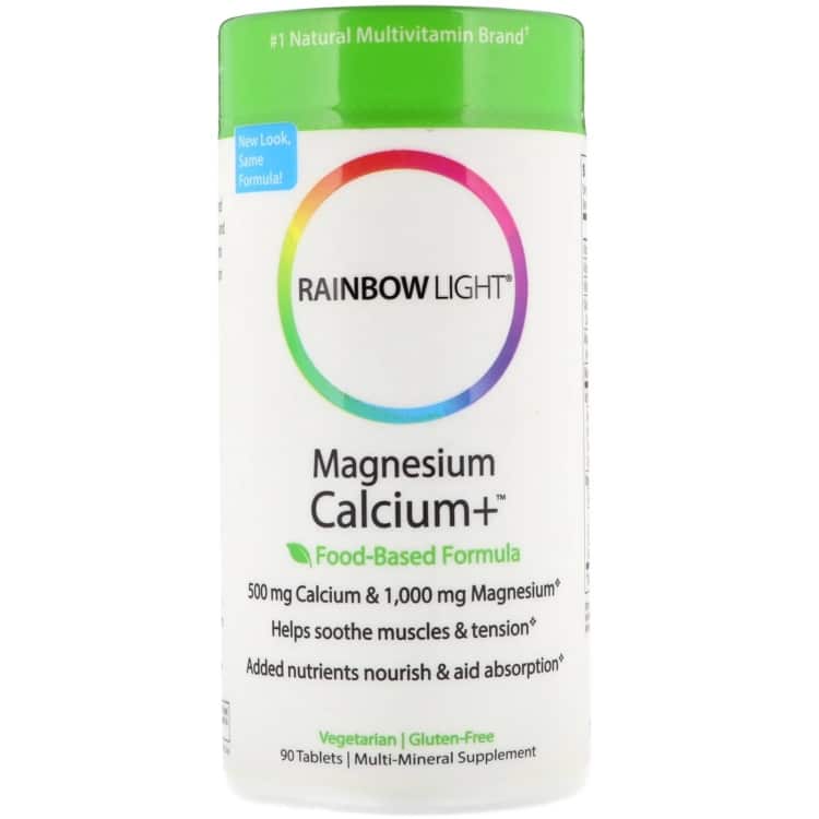Rainbow Light - Magnesium Calcium+, 90 tabletter | Vitaminer och MineralerVissa mineralerHälsa och välbefinnandeHälsokostMagnesium | Apoteka