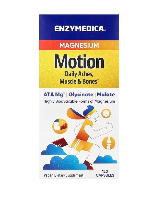 Enzymedica - Magnesium Motion, 120 kapslar | Vitaminer och MineralerVeganska produkterHälsa och välbefinnandeHälsokostMagnesium | Apoteka