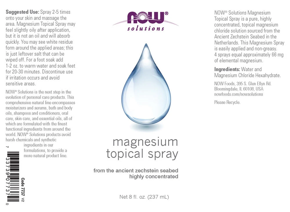 NOW - Magnesium Topisk Spray, 237 ml - Bild 7