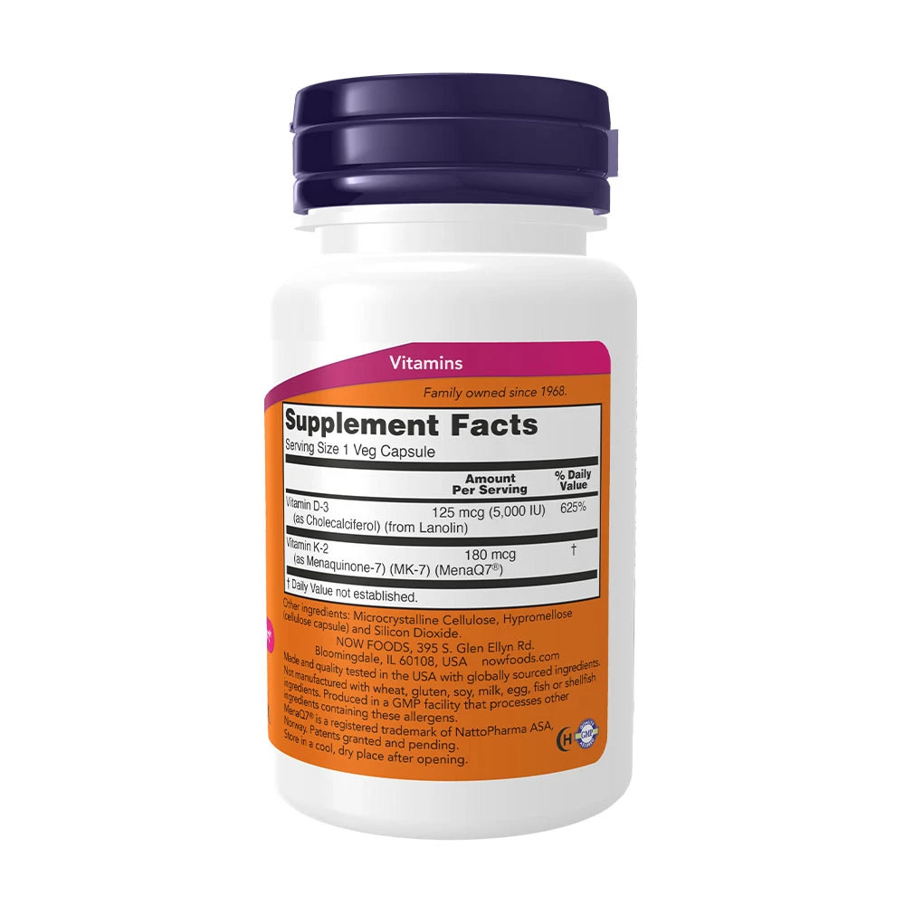 NOW - Mega D-3 & MK-7, Kosttillskott - Bild 10