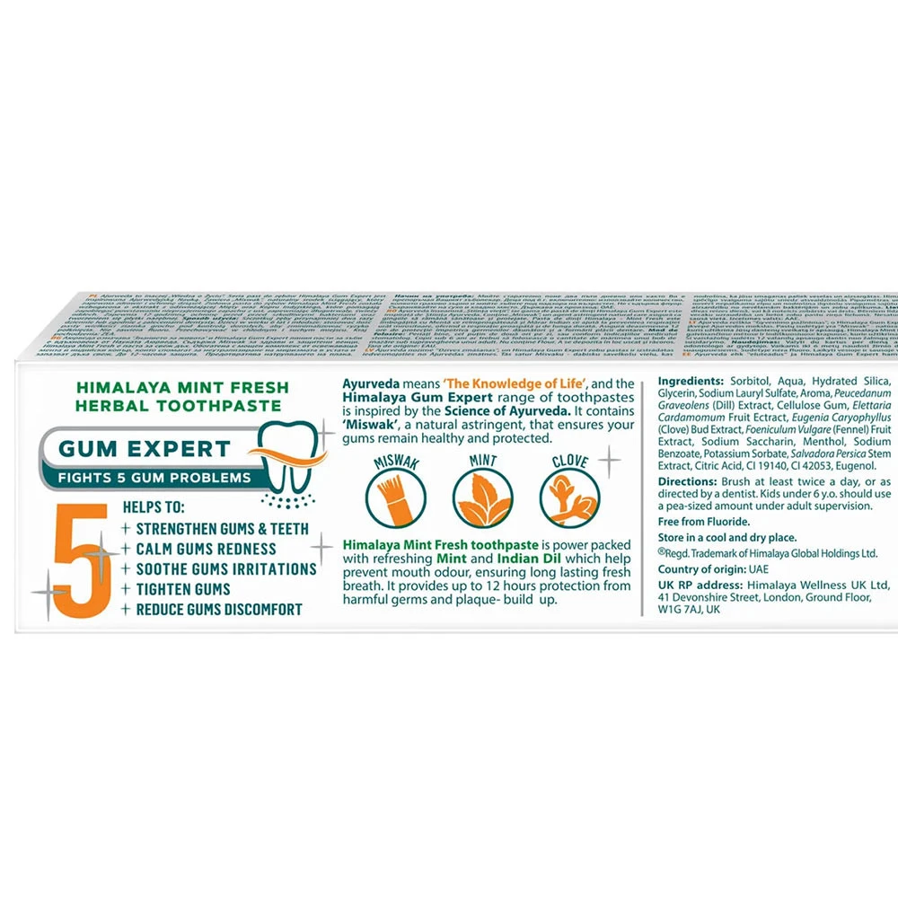 Himalaya - Mint Fresh Örttandkräm, 75 ml - Bild 6