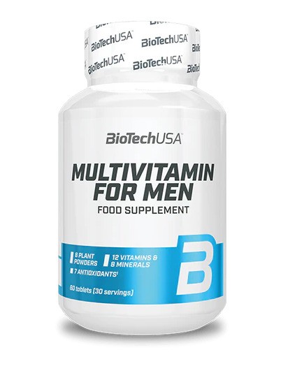 BioTechUSA - Multivitamin för män, 60 tabletter | Vitaminer och MineralerHälsa och välbefinnandeMultivitaminerHälsokost | Apoteka