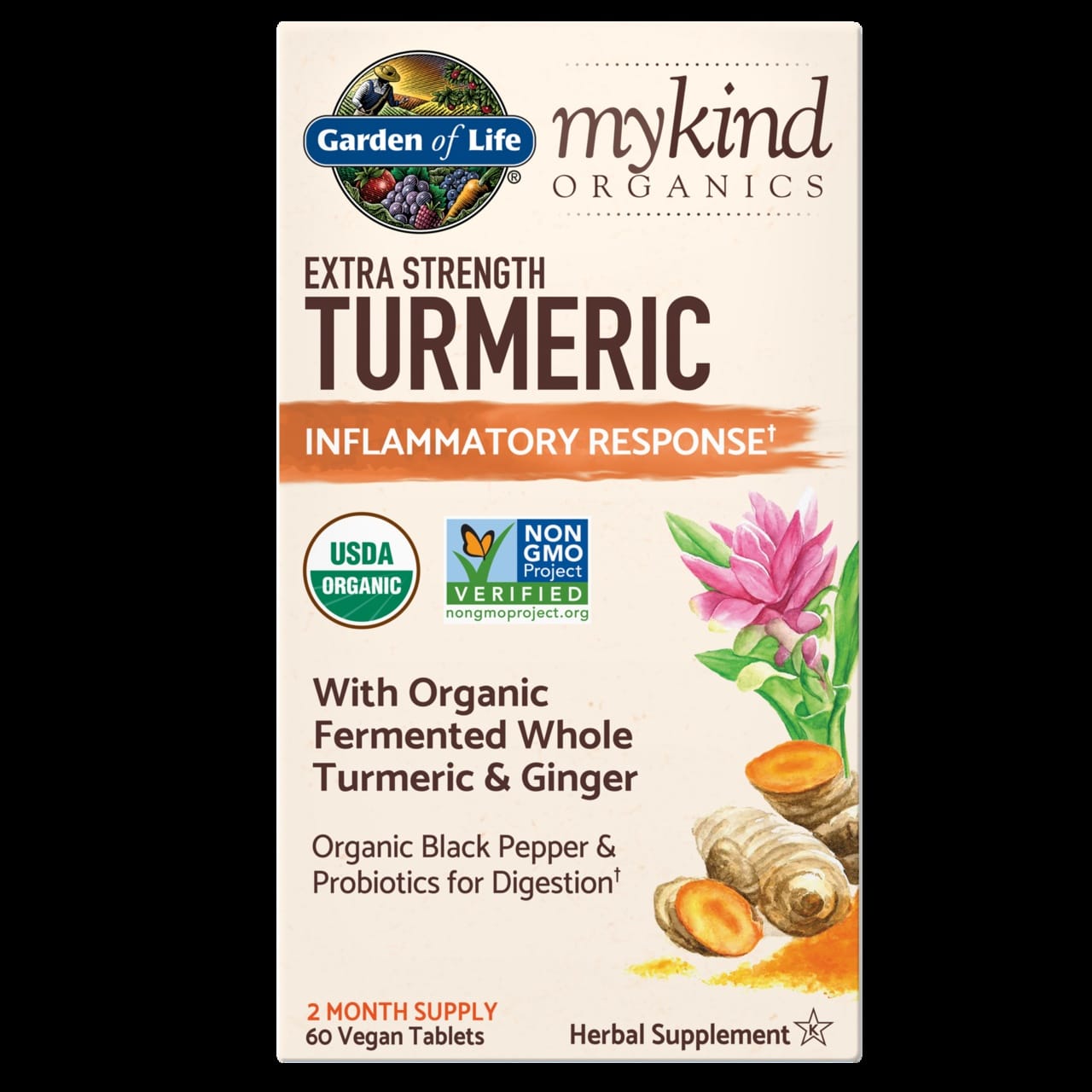 Garden of Life - Mykind Organics Extra Styrka Gurkmejatabletter, 120 st | Vitaminer och MineralerVeganska produkterHälsa och välbefinnandeHälsokostNordisk vitalitet | Apoteka