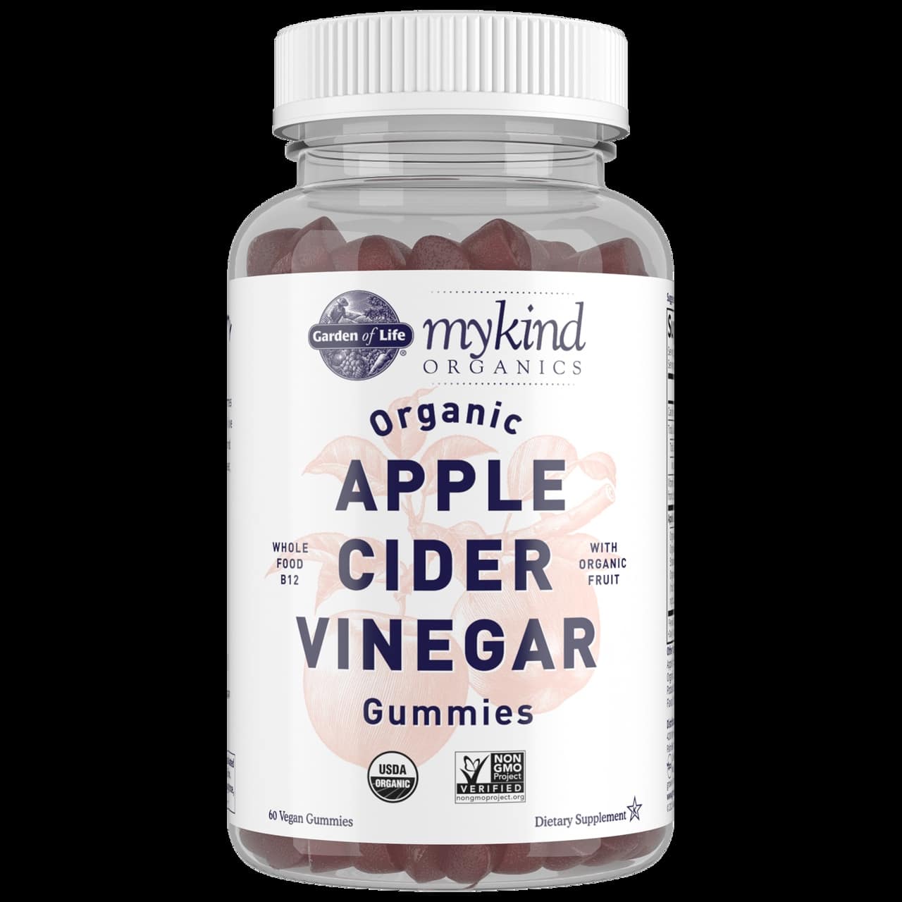 Garden of Life - Mykind Organics Äppelcidervinägergummier, 60 veganska gummier | Vitaminer och MineralerVeganska produkterHälsa och välbefinnandeHälsokost | Apoteka