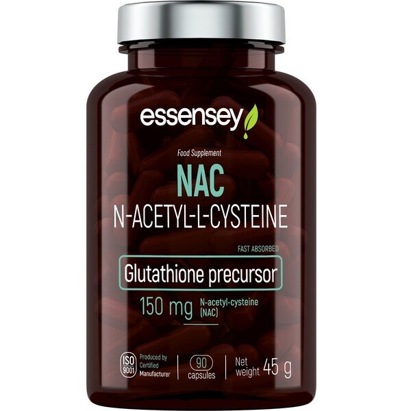 Essensey - NAC, 150 mg, 90 kapslar | Vitaminer och MineralerHälsa och välbefinnandeHälsokostN-acetyl | Apoteka