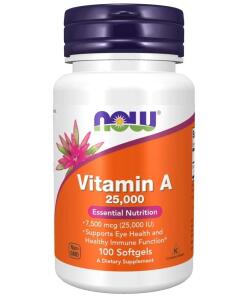 NOW Vitamin A 25