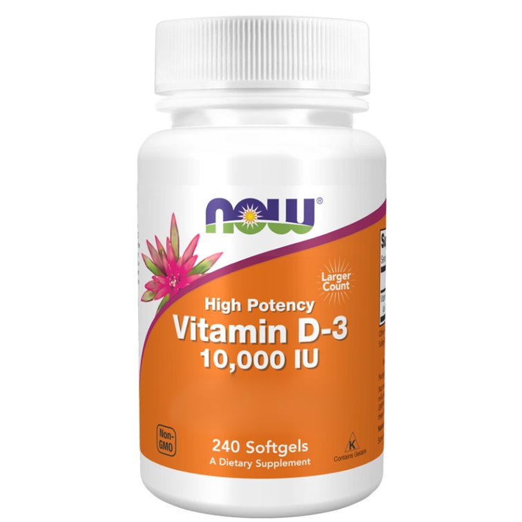 Now Foods - Vitamin D-3, 10 000 IU, 240 mjukkapslar - Bild 5