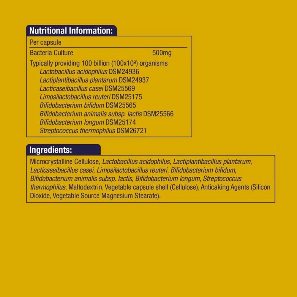 Natures Aid - Pro-100 ULTRA, 100 miljarder bakterier, 30 kapslar - Bild 4