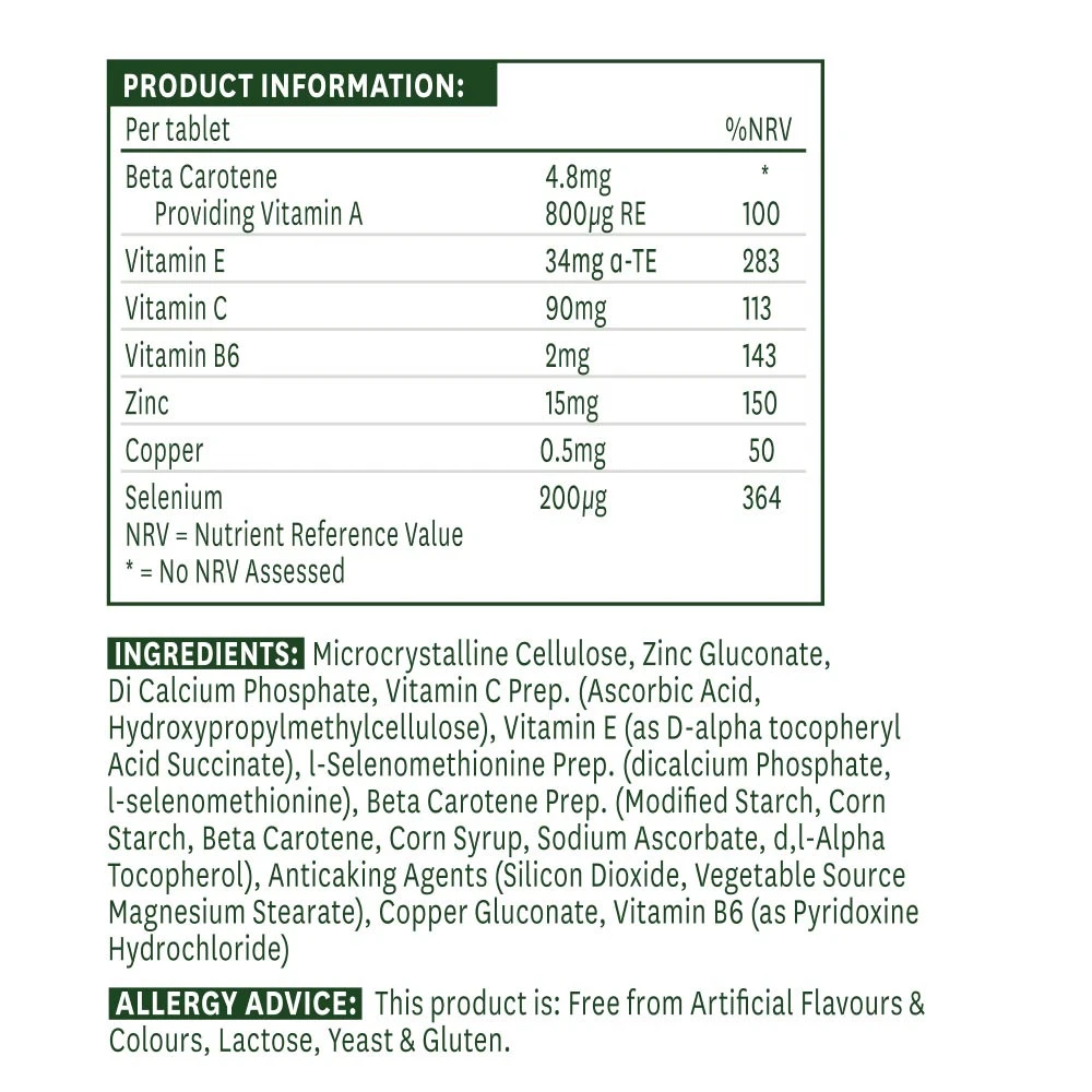 Natures Aid - Selenium 200 mcg, 90 tabletter - Bild 4