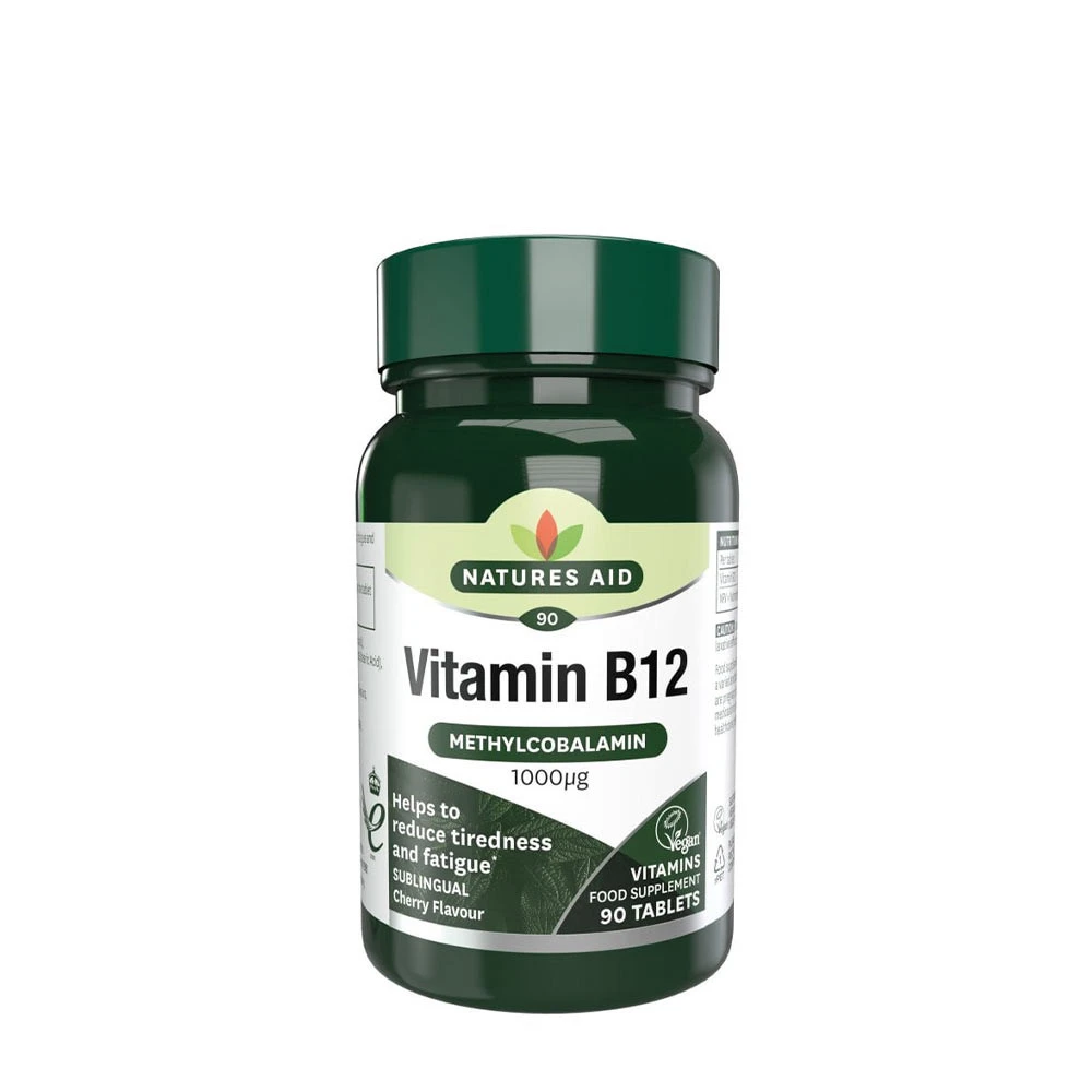 Natures Aid - Vitamin B12, 90 tabletter | Hälsokost | Apoteka