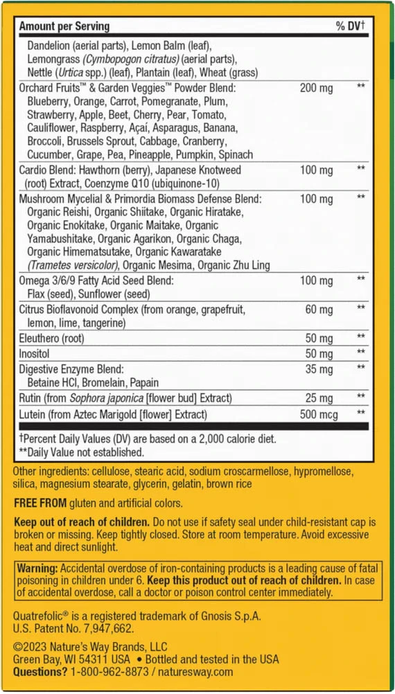 Nature's Way - Alive! Max3 Potency Multivitamin, 90 tabletter - Bild 9