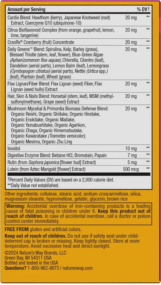 Nature's Way - Alive! Ultra Multivitamin för kvinnor, 60 tabletter - Bild 8