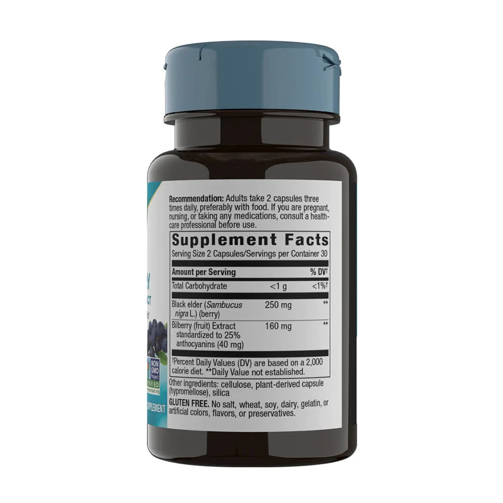 Nature's Way - Blåbärsextrakt, 60 kapslar - Bild 2