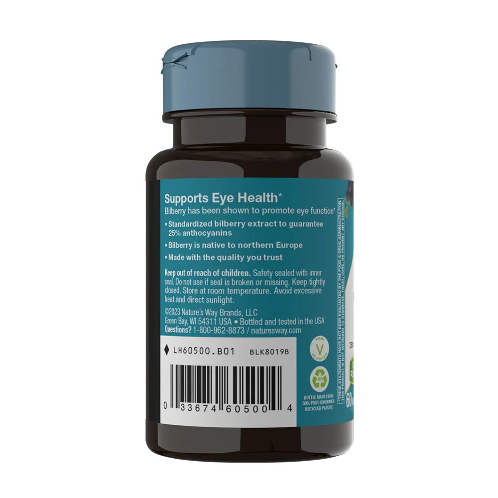 Nature's Way - Blåbärsextrakt, 60 kapslar - Bild 5
