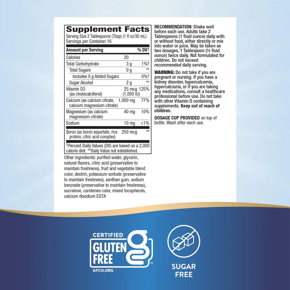 Nature's Way - Kalcium & Vitamin D3, 480 ml - Bild 6