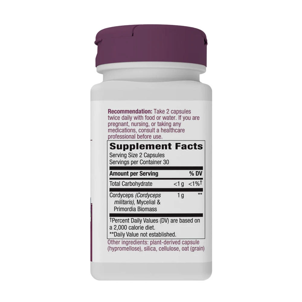 Natures Way - Cordyceps, 60 kapslar - Bild 7