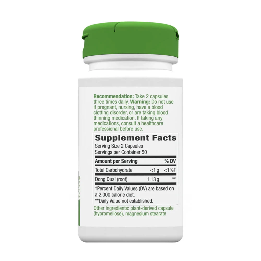 Natures Way - Dong Quai Rot, 100 Kapslar - Bild 4