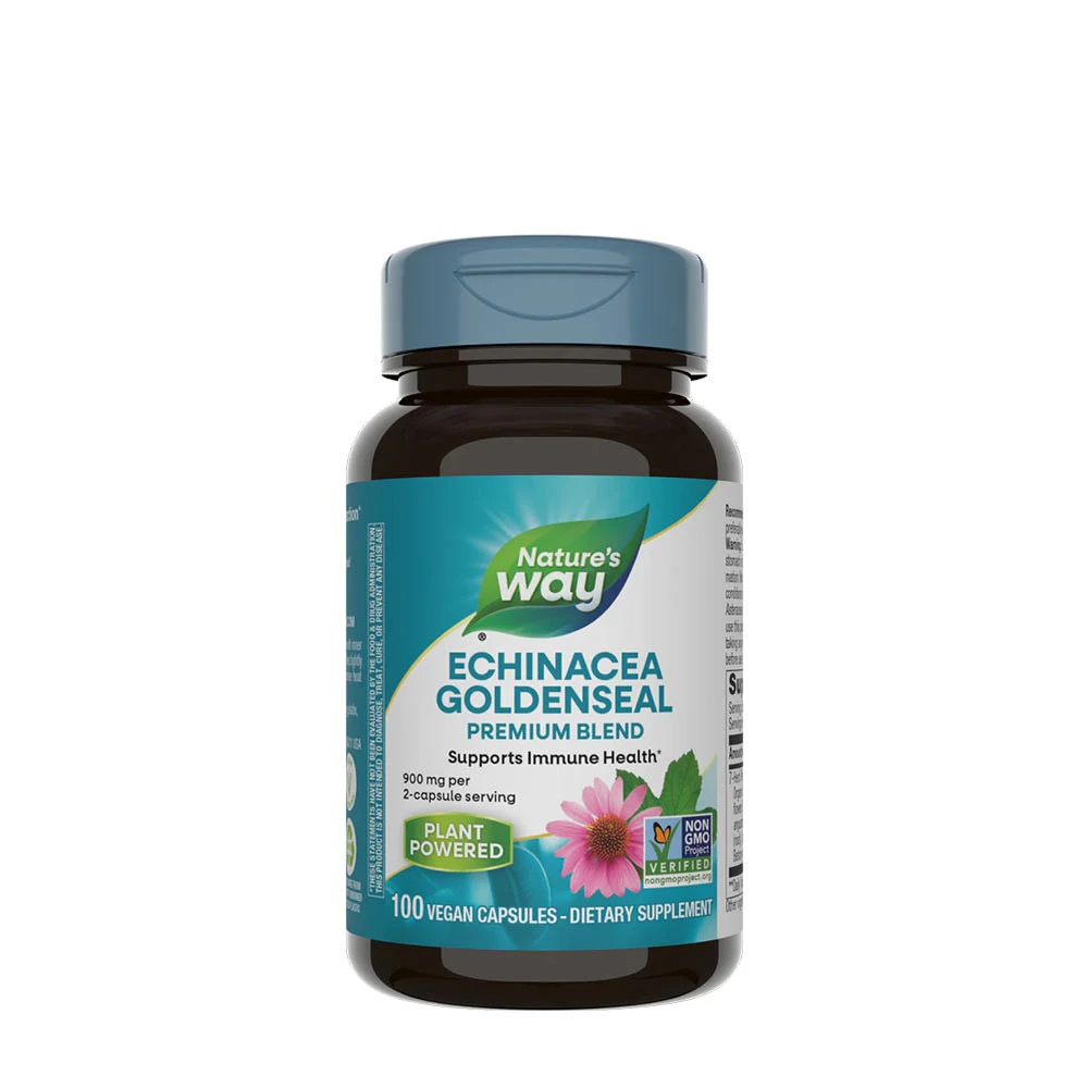 Natures Way - Echinacea Goldenseal Premium Blend, 100 kapslar | Hälsokost | Apoteka
